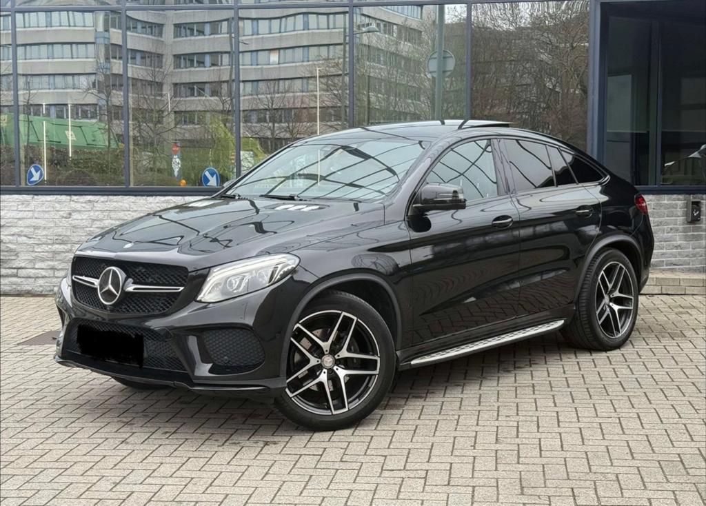 GLE 350D 2018 AMG LINE EURO6B FULL OPTION, Auto's, Automaat, Zwart, Zwart, Elektrisch