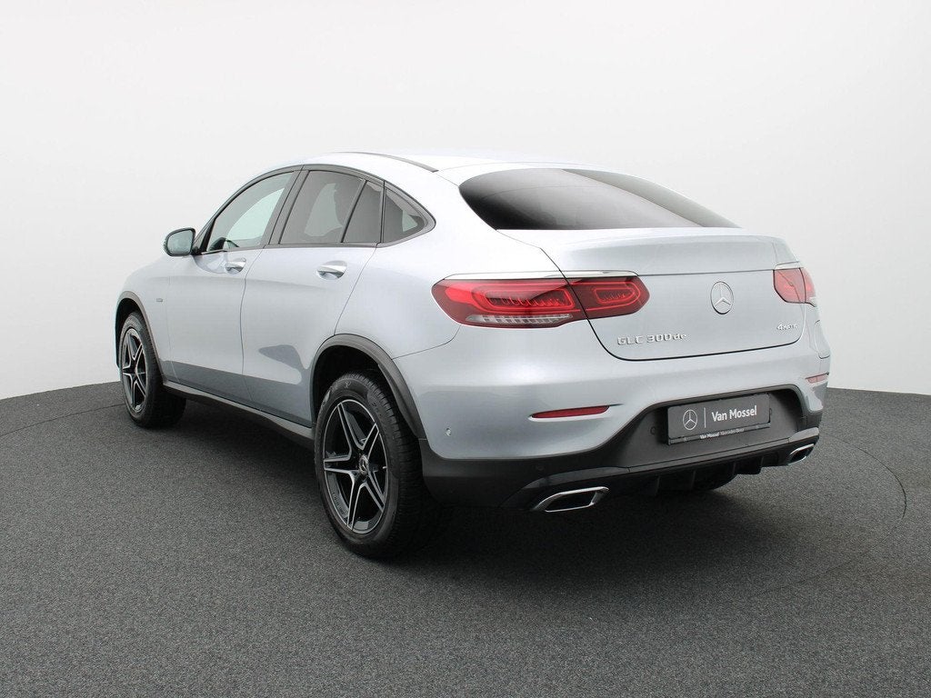 Mercedes-Benz GLC 300 de 4M Coupé + AMG LINE + PANORAMISCH, Autos, Cuir, Argent ou Gris, 143 kW, Euro 6
