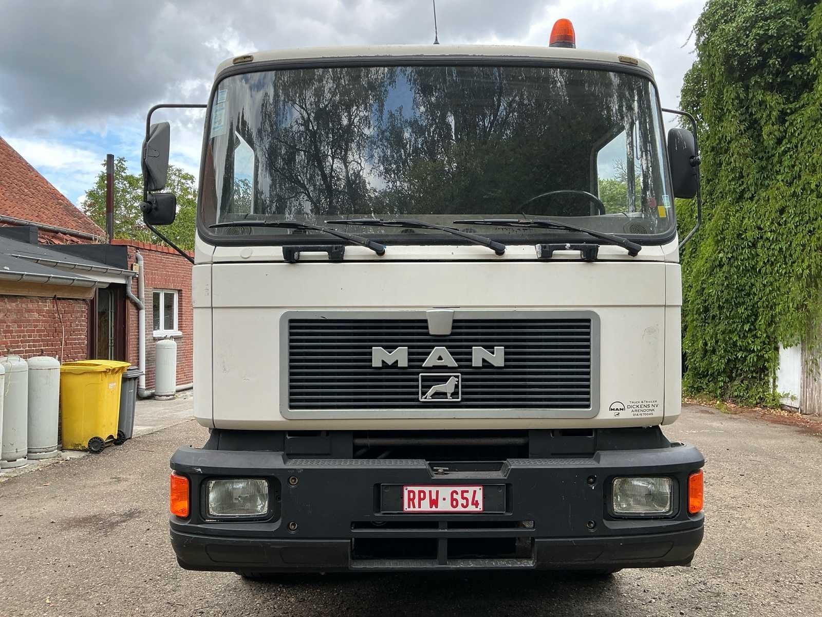 1994 - MAN S19F camion porte-conteneurs, Achat, Entreprise, Autres carburants, MAN