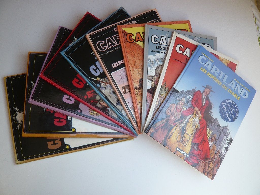 Bd JONATHAN CARTLAND 1 à 10 (EO ttbe) de HARLE, Gelezen, Complete serie of reeks, HARLE / BLANC-DUMONT, Ophalen of Verzenden
