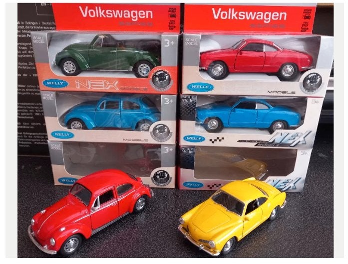 6 Vw kever & Karmann Ghia Oldtimer modellen, NIEUW, Ophalen, Nieuw, Auto
