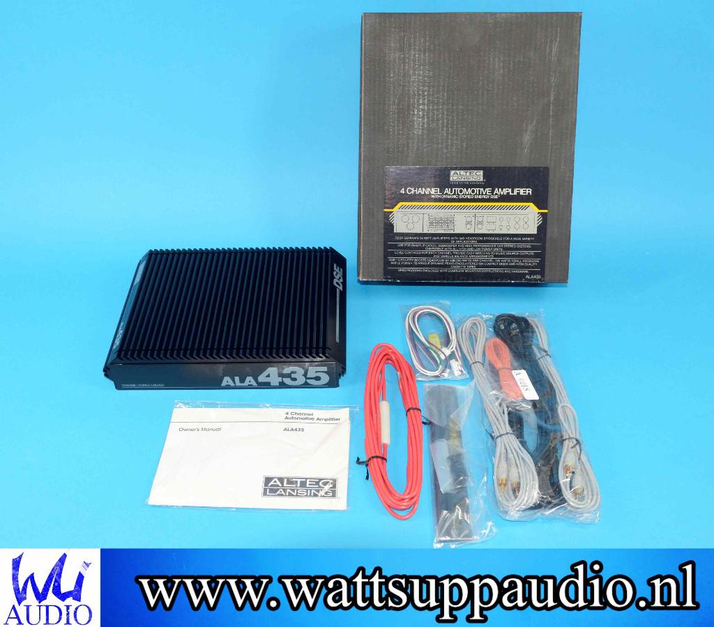 Altec Lansing ALA435 4 kanaals versterker / USA Made/Vintage, Ophalen of Verzenden, Gebruikt