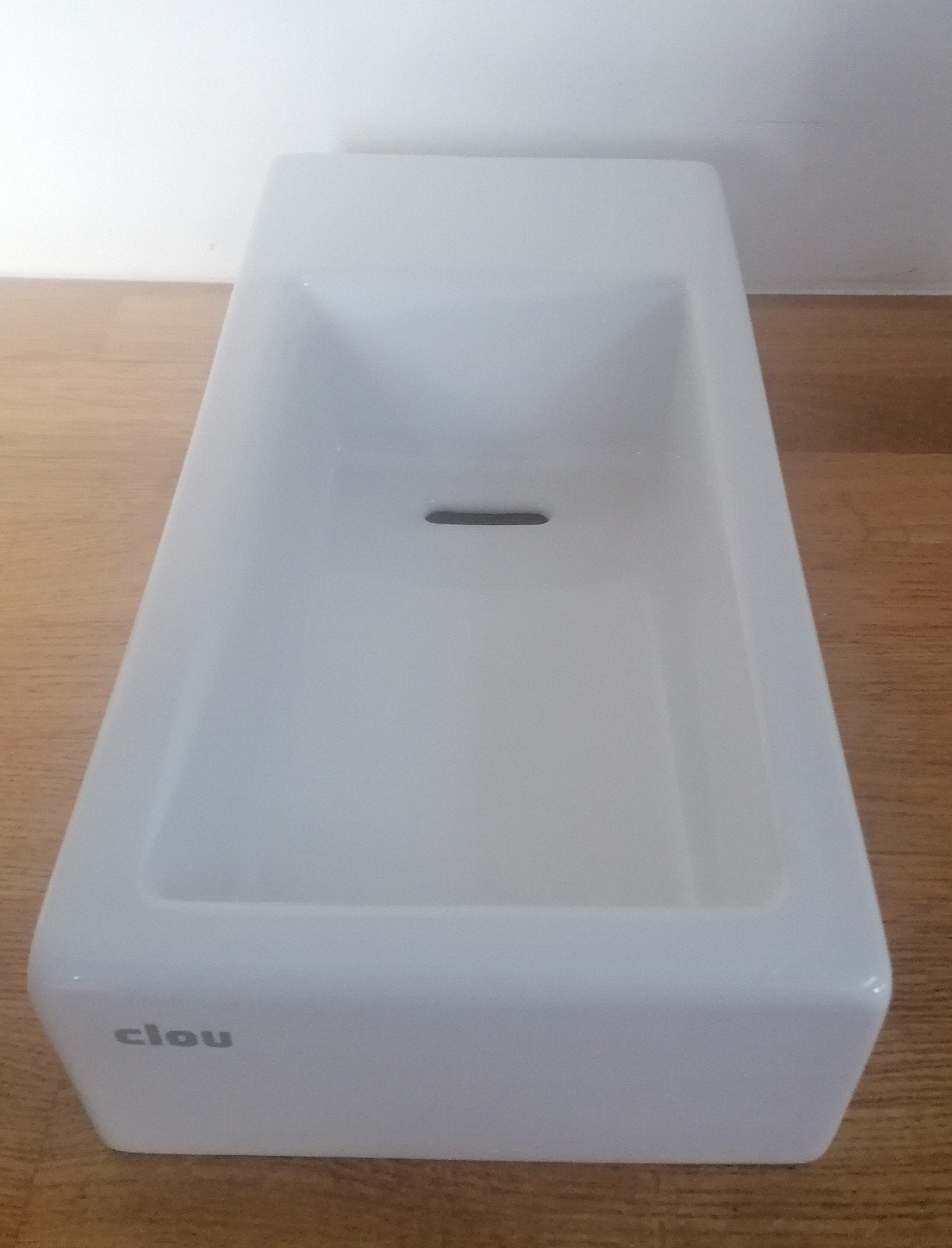 clou flush 3 lavabo zonder kraangat + sifon, Bricolage & Construction, Enlèvement, Neuf, Chrome, Lavabo