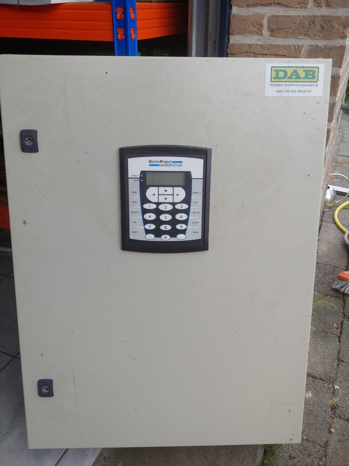 DAB Pompbesturingskast 3x Siemens FU + ElectroProject Flowsp, Ophalen