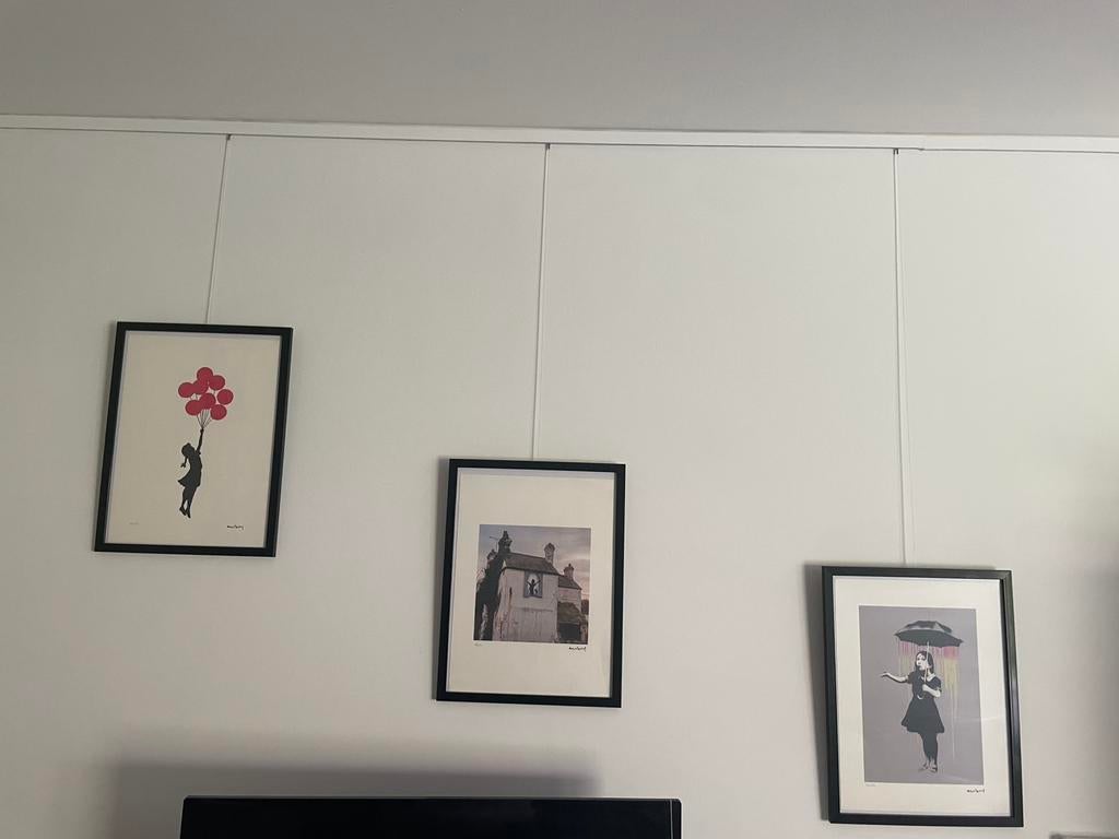 Set van 3 ingelijste litho’s, Ophalen