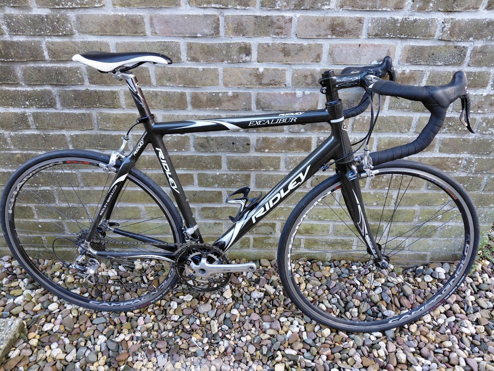 Full carbon Ridley Excalibur racefiets, toffe 1ste racefiets, Frein sur jante, Enlèvement, 28 pouces, 53 à 57 cm