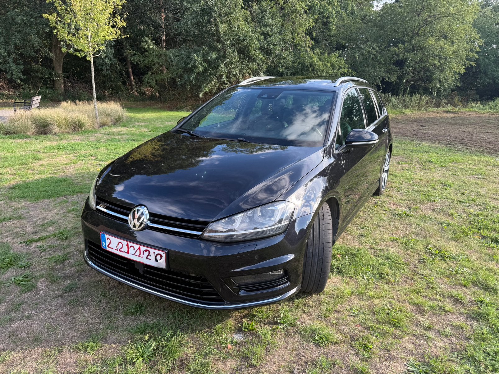 Volkswagen Golf 2.0 Tdi R-line in heel goeie staat, Autos, Cuir, Achat, Noir, 5 portes
