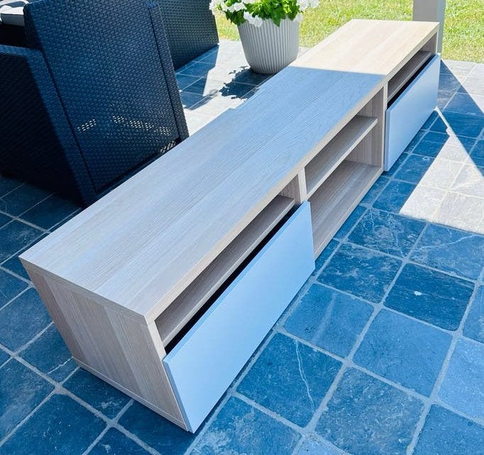 Meuble TV IKEA, Maison & Meubles, Enlèvement, Utilisé, 150 à 200 cm, Moins de 100 cm