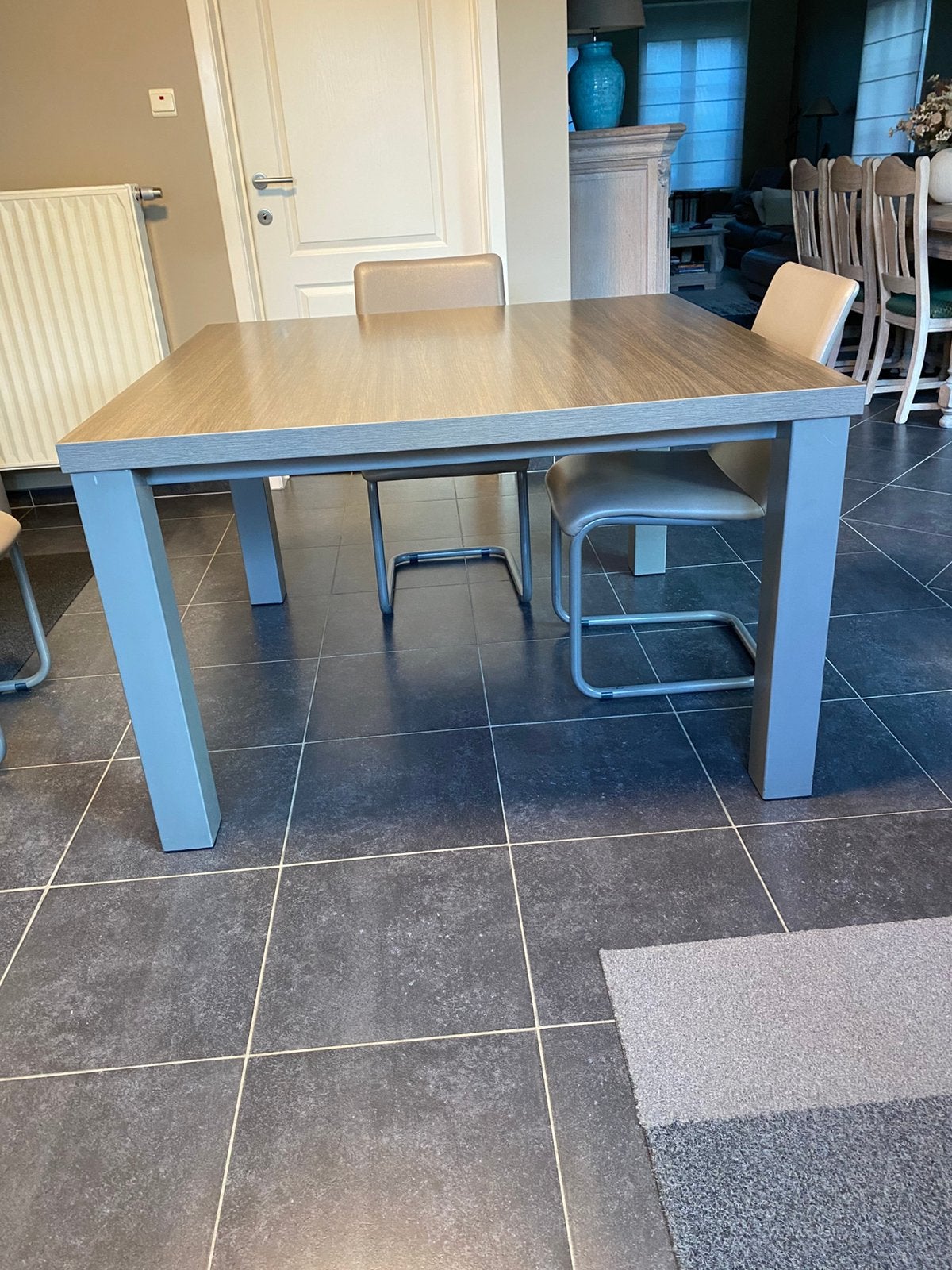 Vierkante eettafel, Ophalen, Gebruikt, Klassiek, Vierkant