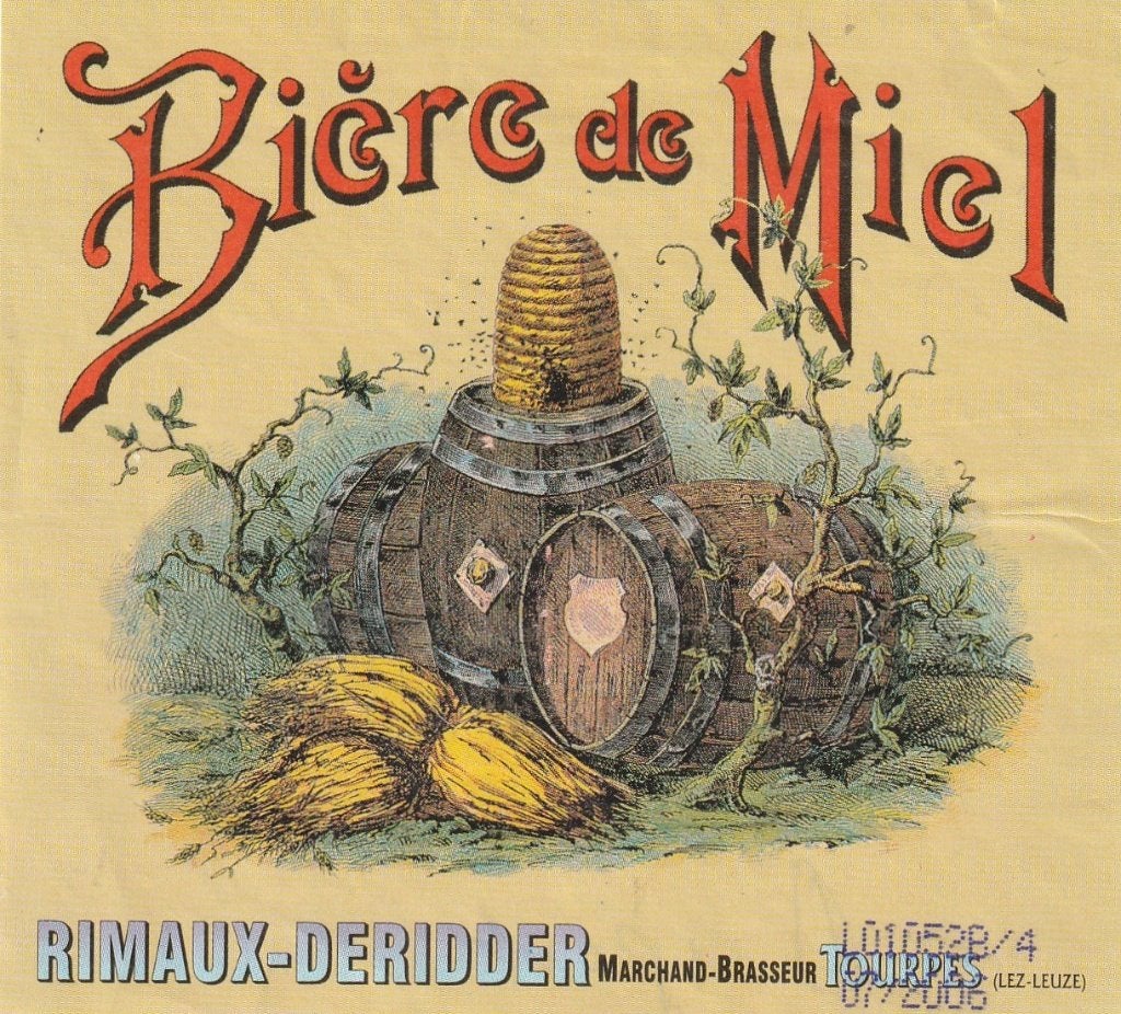 bieretiket België Dupont Tourpes : Bière de Miel #2, Verzamelen, Verzenden, Gebruikt, Overige typen, Overige merken
