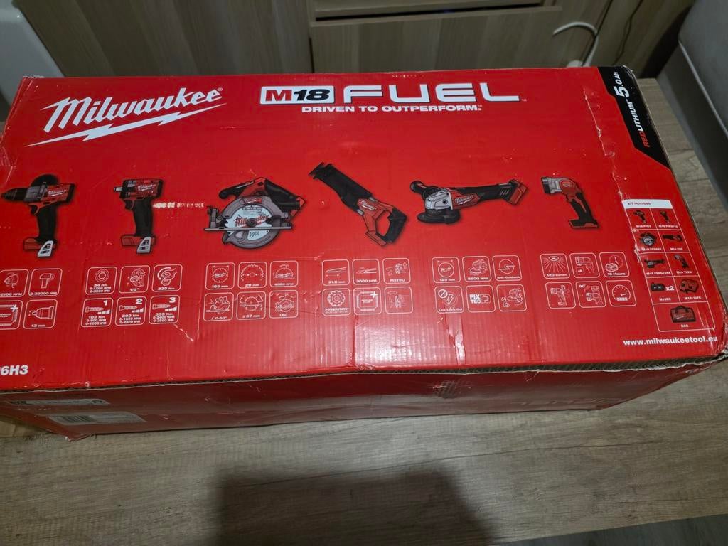 Milwaukee M18™  FUEL POWER PACK FPP6F3, Doe-het-zelf en Bouw, Gereedschap | Boormachines, Ophalen of Verzenden
