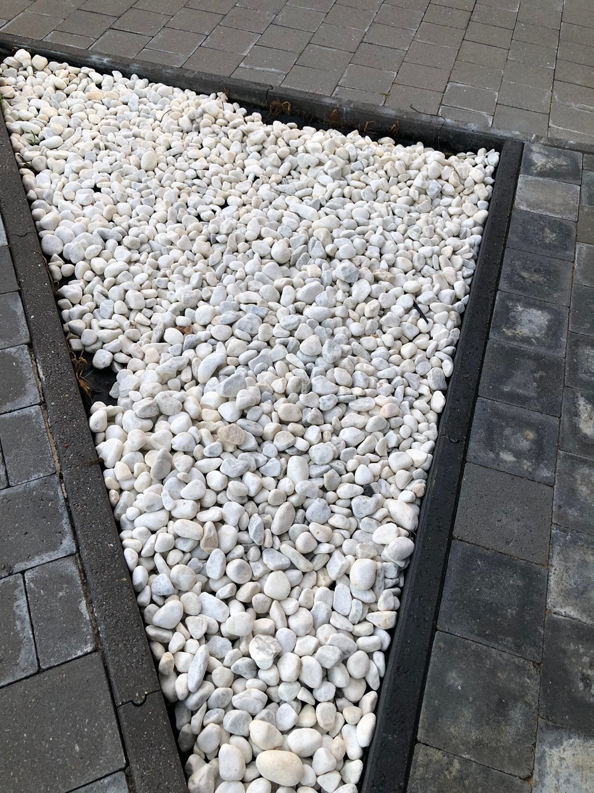 Carrara keien, Tuin en Terras, Ophalen, Zo goed als nieuw, Wit