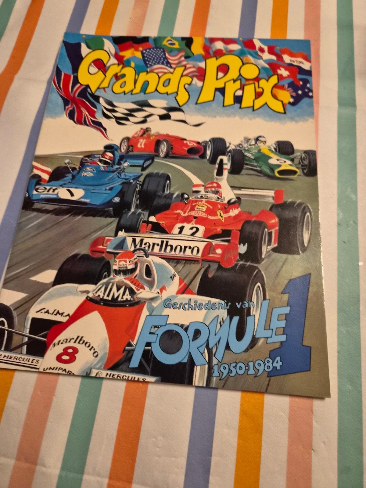 Strip grand prix, Boeken, Ophalen
