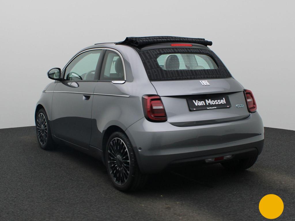 Fiat 500 C La Prima 42 kWh, Auto's, 4 zetels, Cabriolet, https://public.car-pass.be/vhr/c2bd9a7d-6618-4776-a15c-322cd314cfbf, 2 deurs