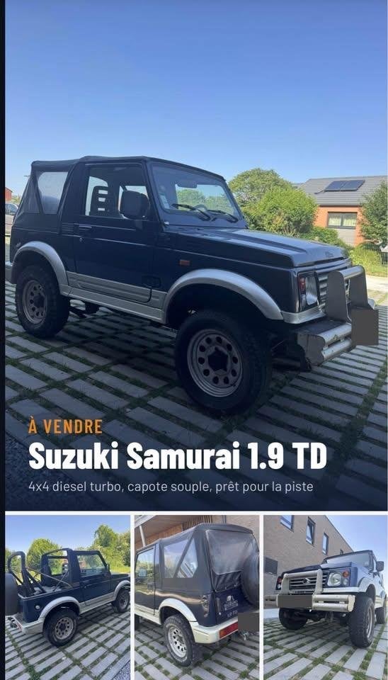 Suzuki Samourai 4X4, Achat, Boîte manuelle, Samurai, Diesel