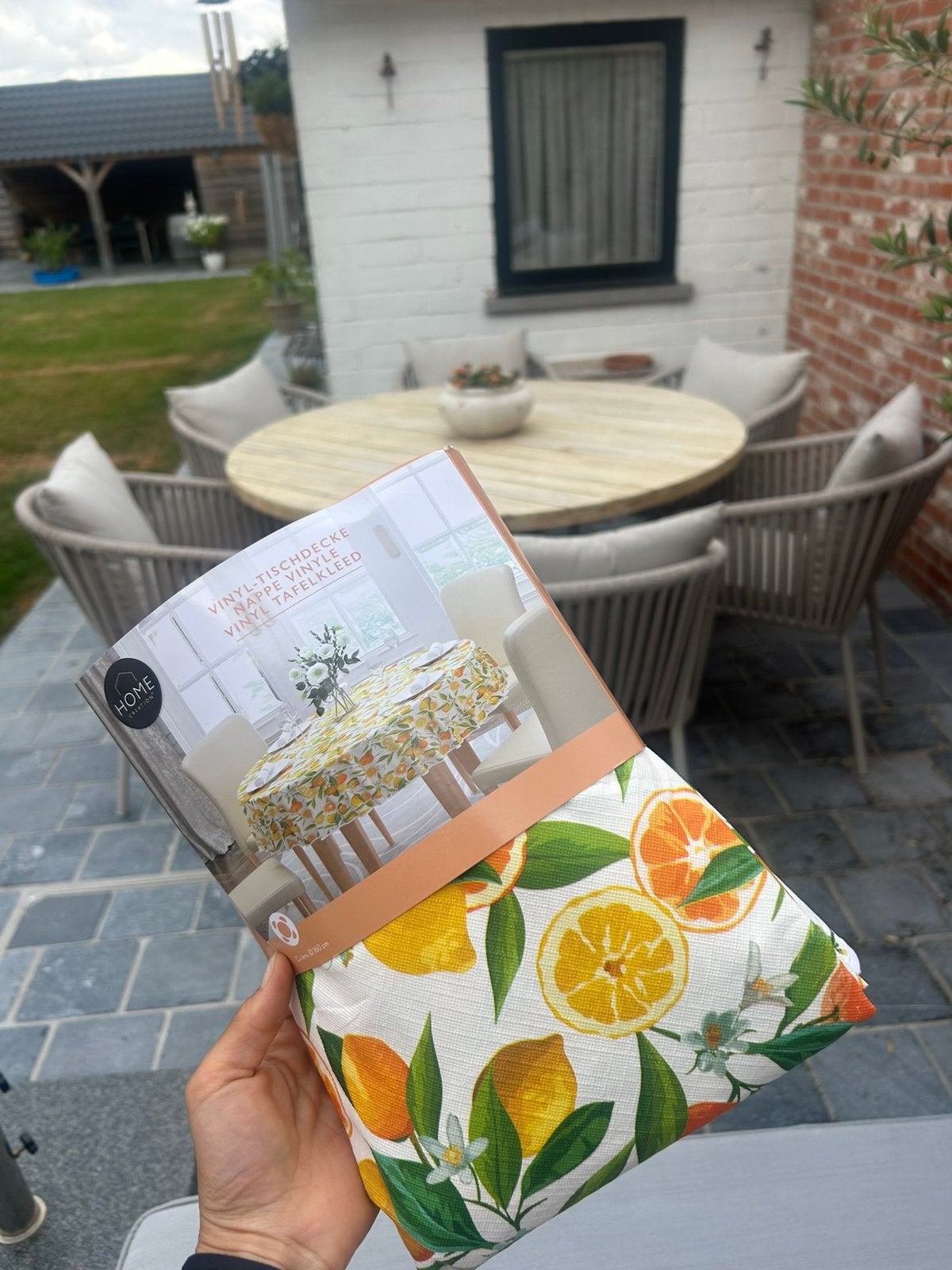Rond tafelkleed nieuw, Ophalen, Zo goed als nieuw