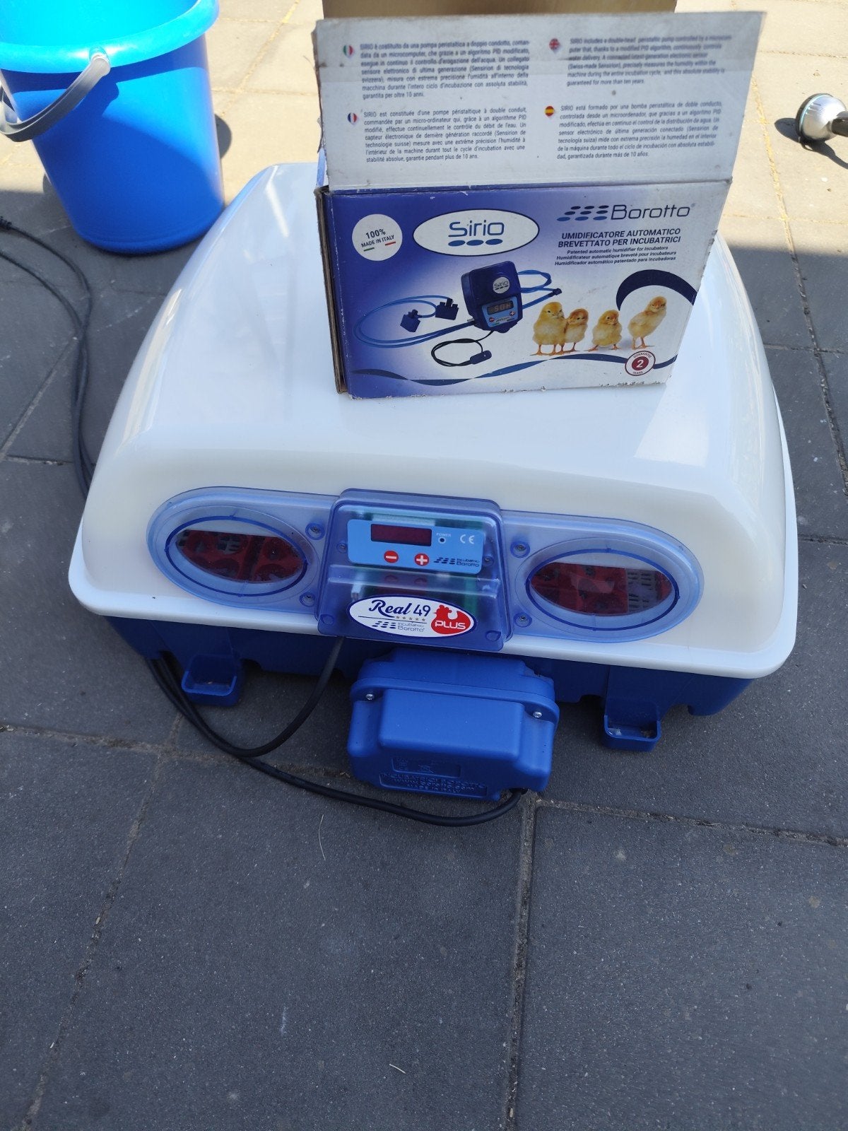Borotto Real 49 Plus broedmachine,, Enlèvement