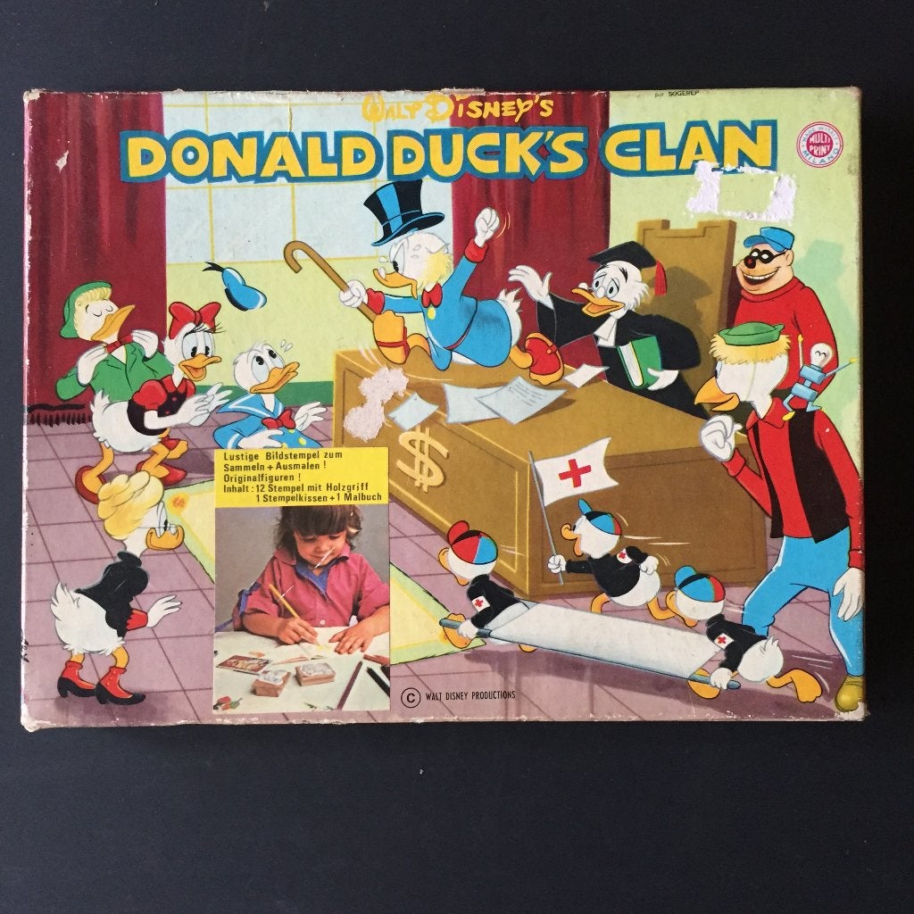 Stempelset Disney, Ophalen of Verzenden, Donald Duck, Gebruikt, Overige typen