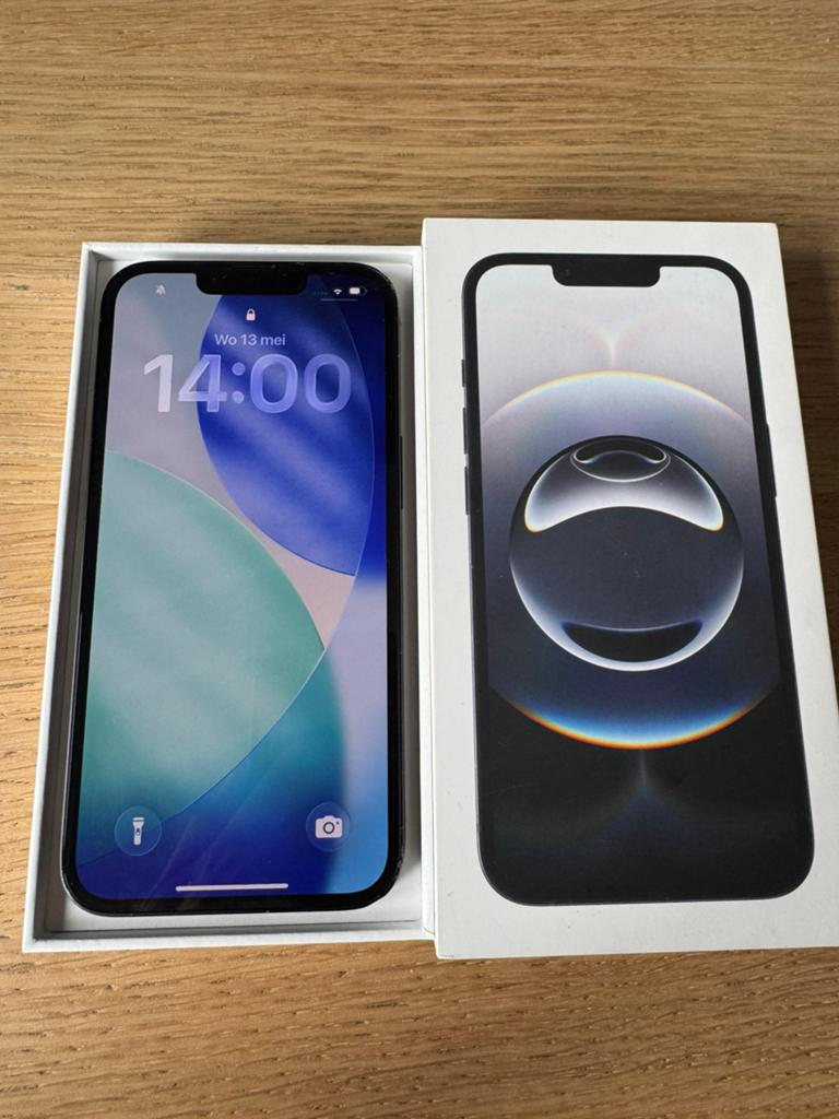 Iphone 16e 128GB  zwart, 100% batterijcapaciteit, TOPSTAAT, Zwart, Nieuw, Ophalen of Verzenden, 100 %