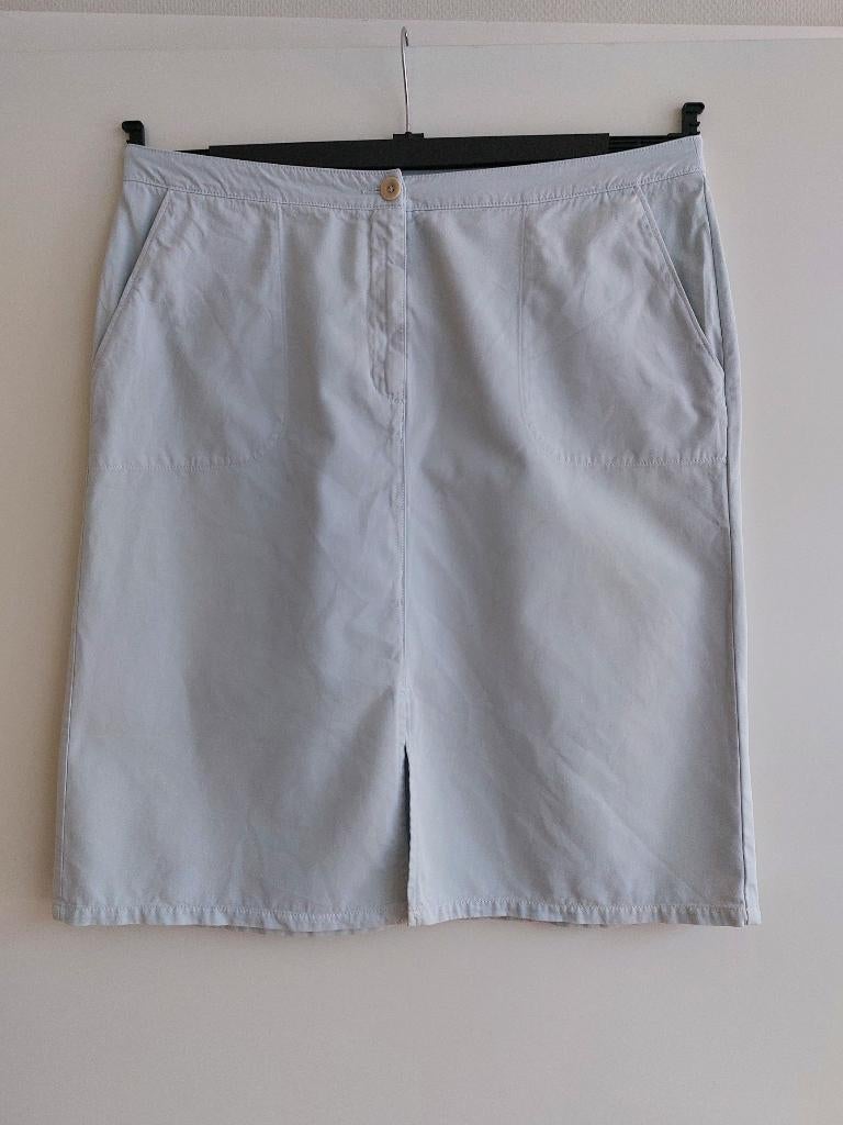 La Gaviotta jeansrok lichtgrijs maat 46, Kleding | Dames, Ophalen, Maat 46/48 (XL) of groter, Zo goed als nieuw, La Gaviotta