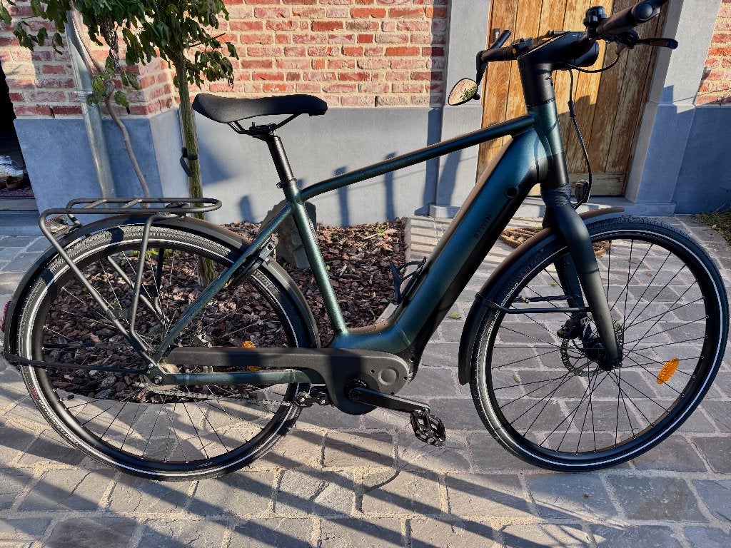 Elektrische fiets (Maat L) - Automaat - 720 Wh - 750 km, Fietsen en Brommers, Versnellingen, 49 tot 53 cm, Zo goed als nieuw, Schijfrem