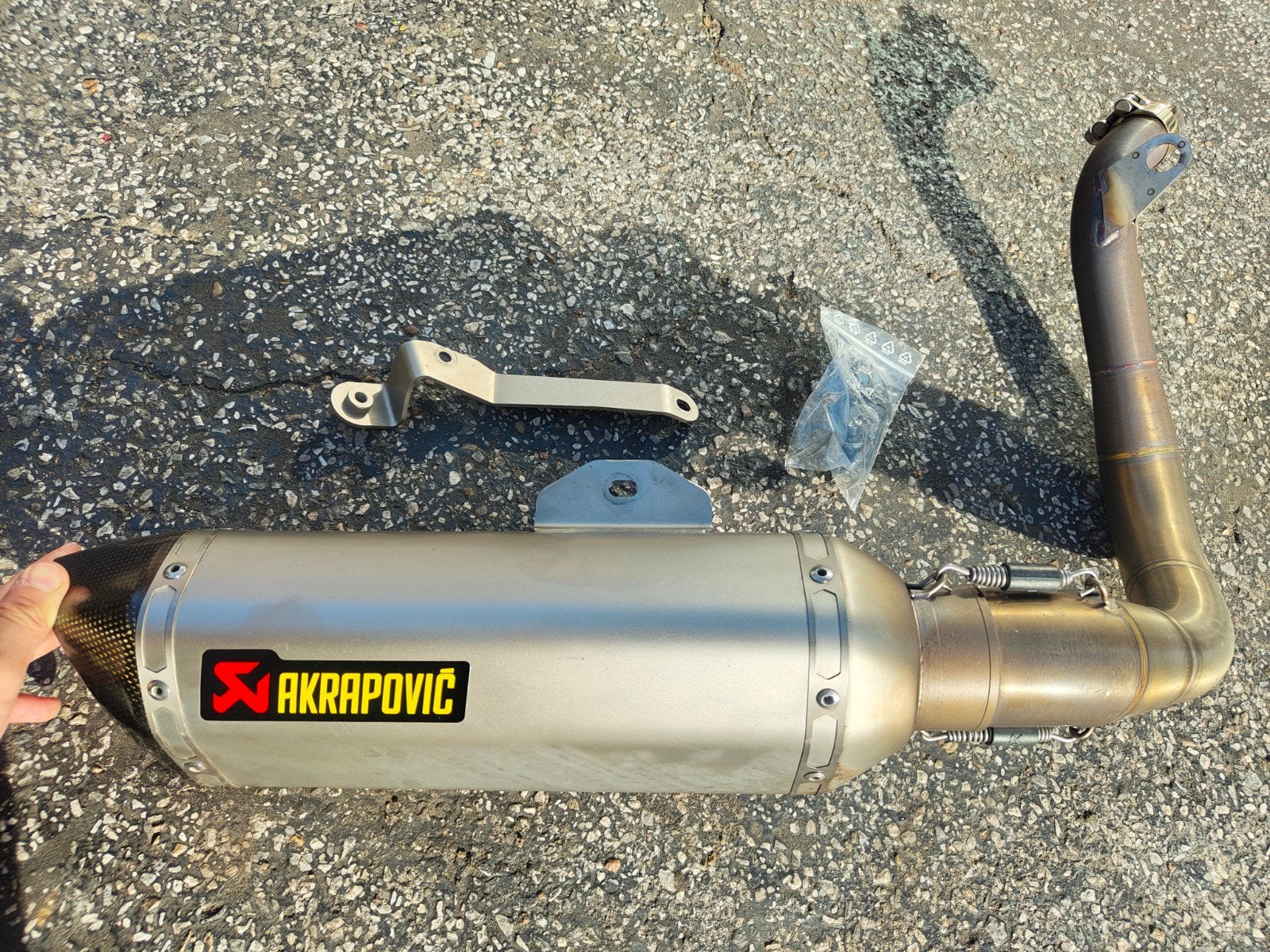 Volle Akrapovic lijn voor KTM Duke 125/ demper voor andere, Ophalen of Verzenden
