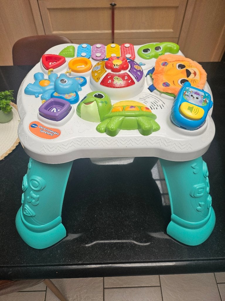 Vtech dierenvriendjes speeltafel, Ophalen, Zo goed als nieuw, 6 maanden tot 2 jaar