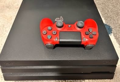 PS4 Pro 1TB + Controller + Originele Doos Zeer Goede Staat, Ophalen, Zo goed als nieuw, 1 TB, Met 1 controller