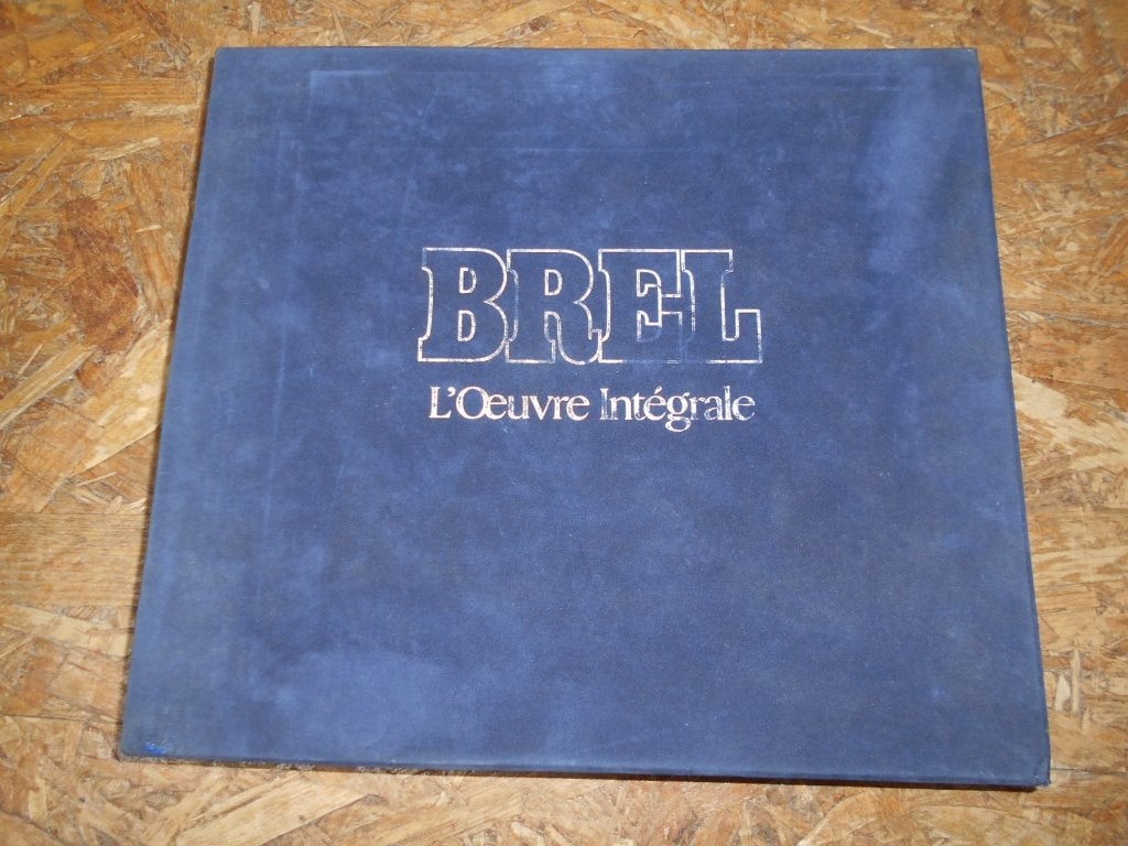 jacques Brel : l'oeuvre intégrale (14 LP'S), Enlèvement ou Envoi, Avec pochette intérieure, Utilisé, Auteur-compositeur-interprète