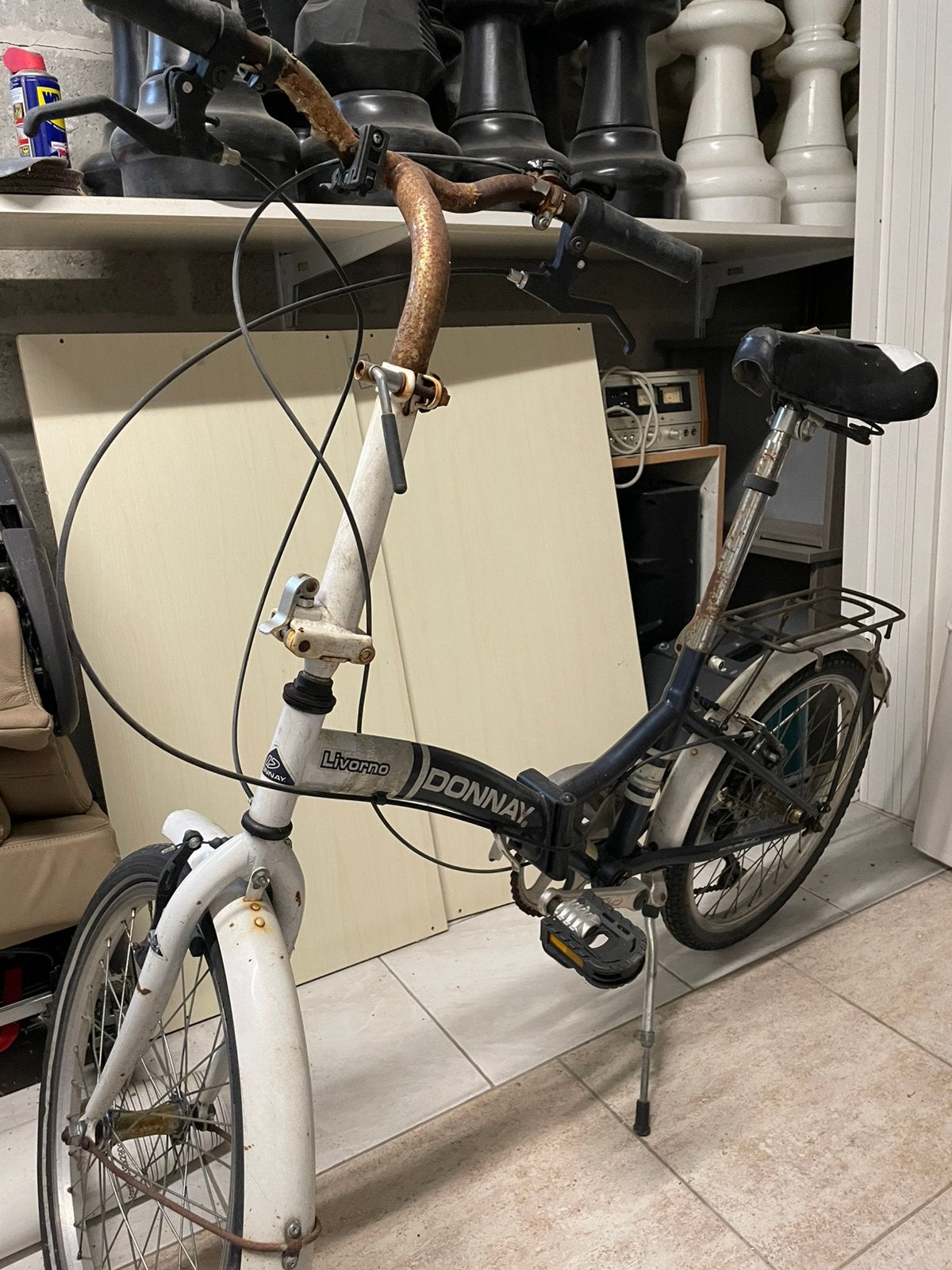 Plooifiets , vouwfiets, Ophalen, Gebruikt