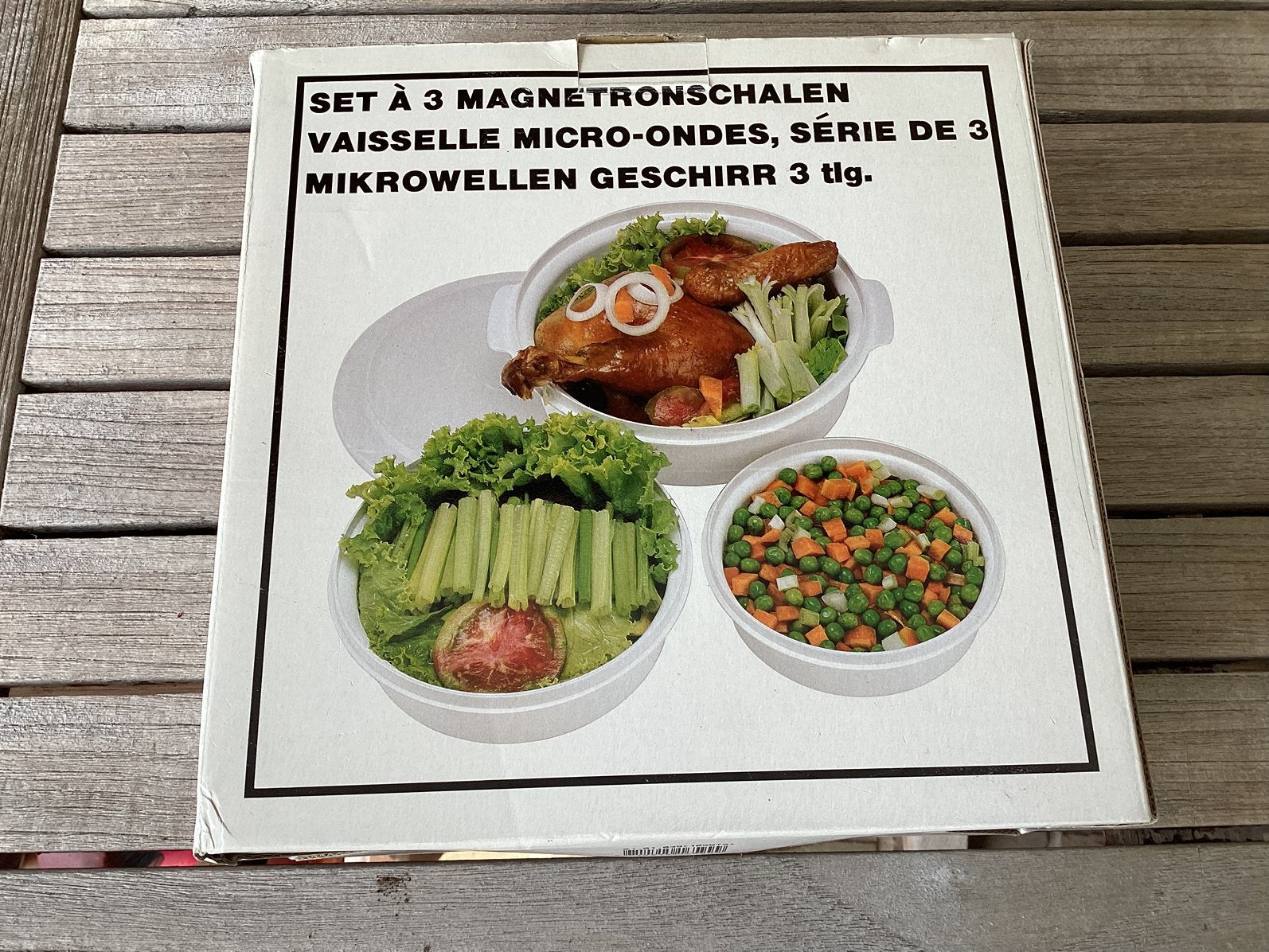 Set de vaisselle pour micro-ondes 3 pièces, Neuf, Enlèvement ou Envoi, Entrées et Soupes, Pays-Bas et Belgique