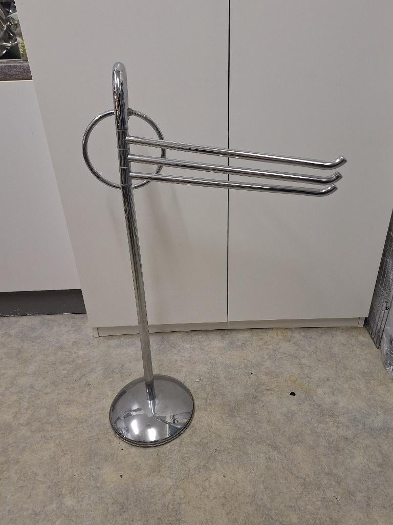 chroom badkamer rekje, Ophalen of Verzenden, Zo goed als nieuw, Overige kleuren, Handdoekenrek