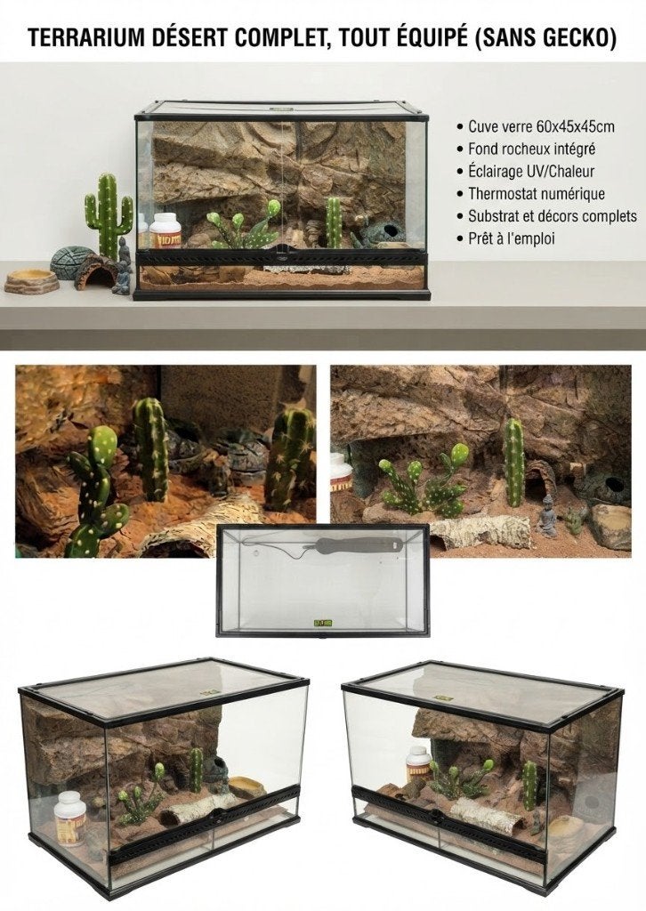 Terrarium gecko, Ophalen, Zo goed als nieuw
