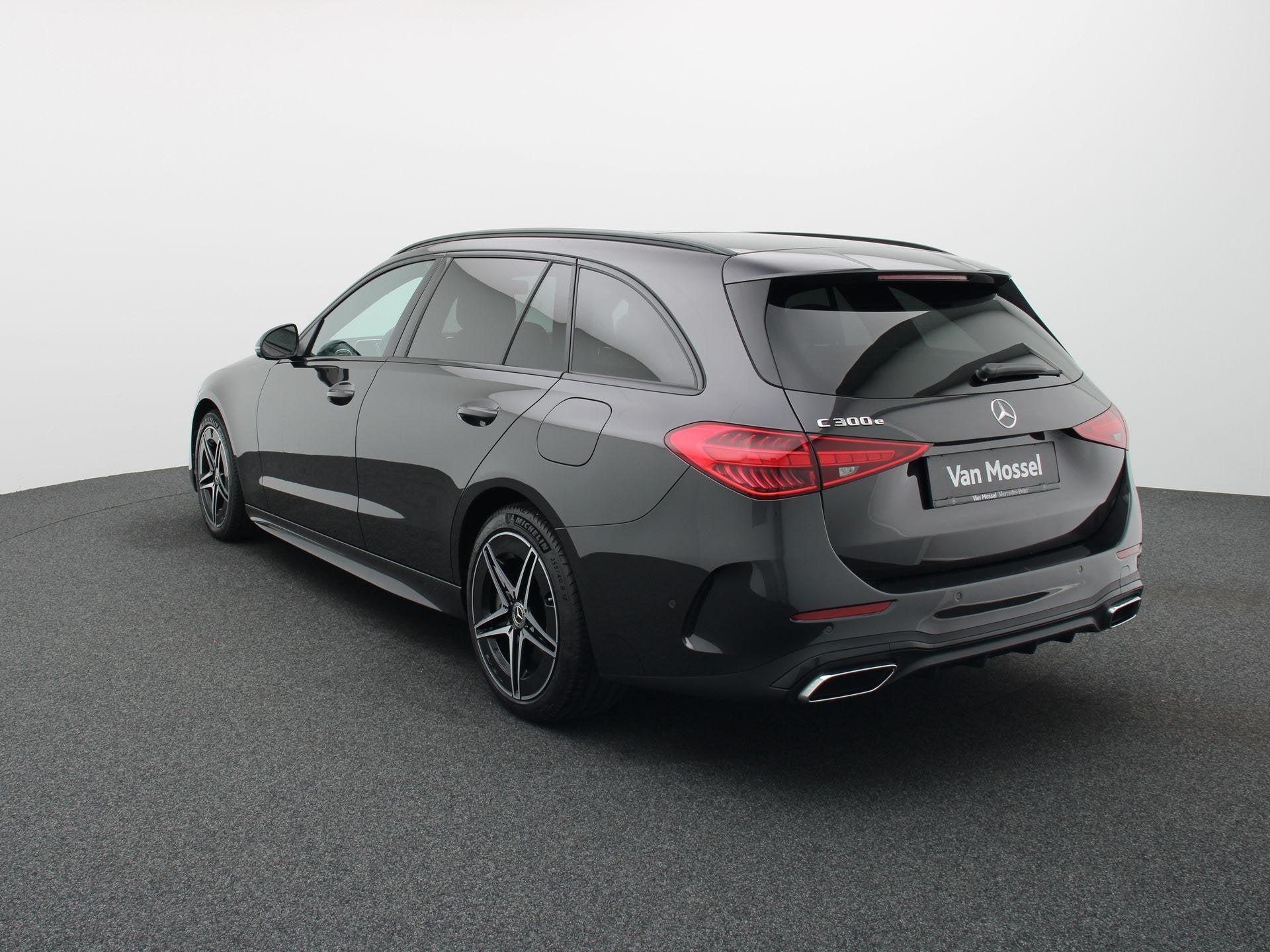 Mercedes-Benz C-Klasse 300 e AMG Line Break + PANORAMISCH DA, Autos, Argent ou Gris, Achat, Entreprise, Noir