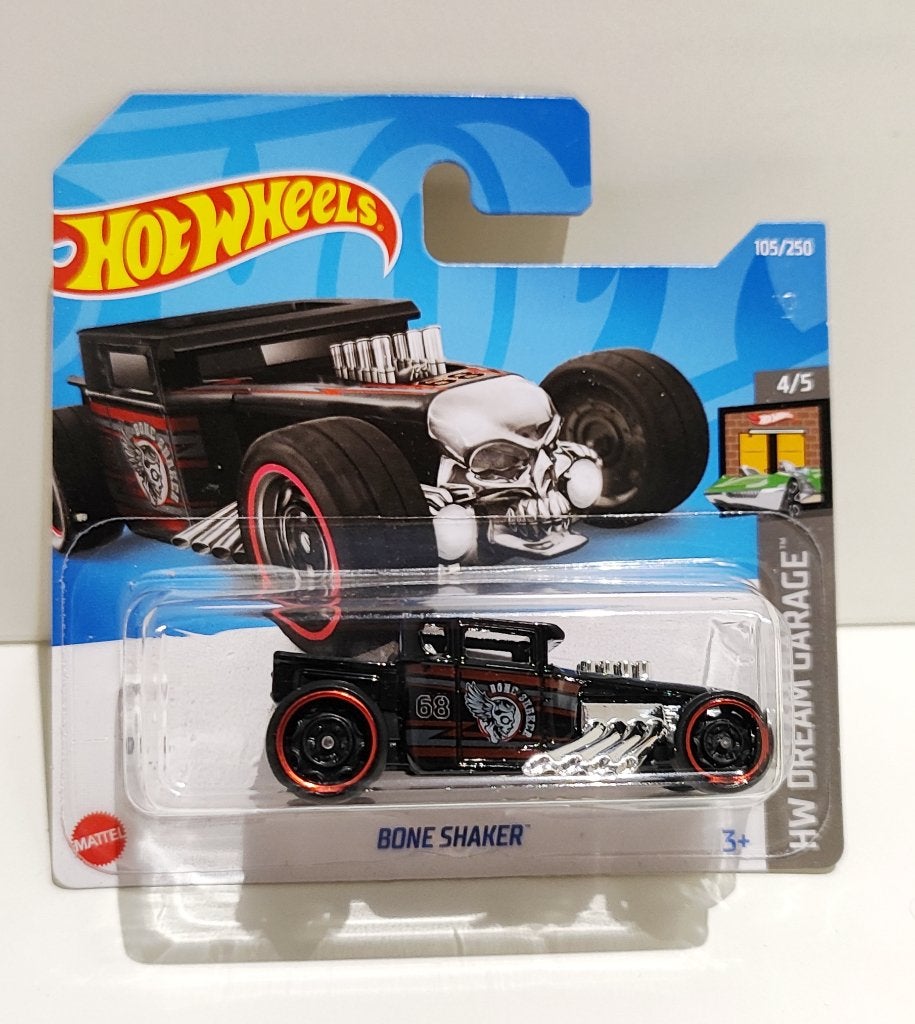 Hot Wheels Bone Shaker Skull Zwart (2022), Ophalen of Verzenden