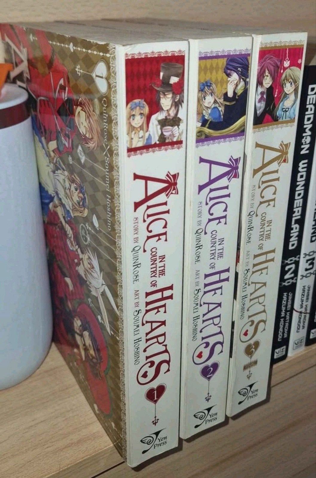 Alice in the country of hearts manga compleet 1-3, Complete serie of reeks, Ophalen of Verzenden, Japan (Manga)