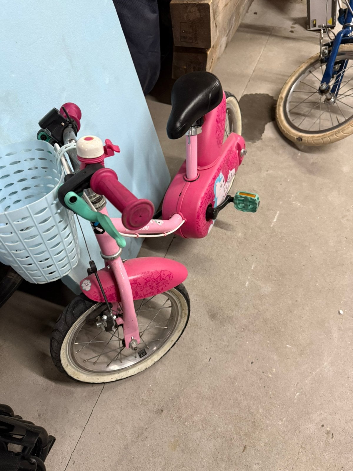 Kinder fiets, Ophalen, Gebruikt