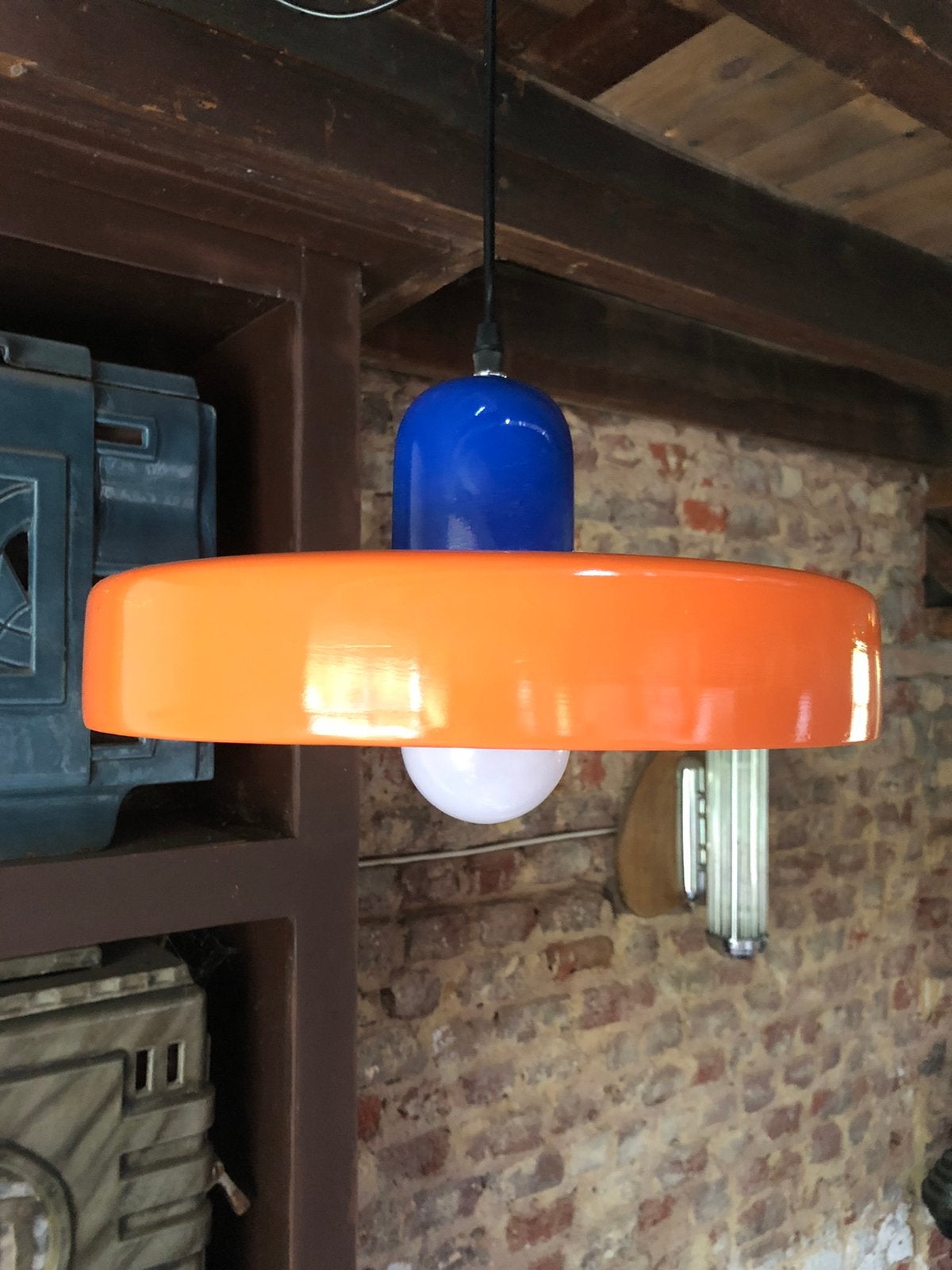 Pop-art, Maison & Meubles, Lampes | Plafonniers, Utilisé, Plafonnier, E27 (grand), Enlèvement ou Envoi