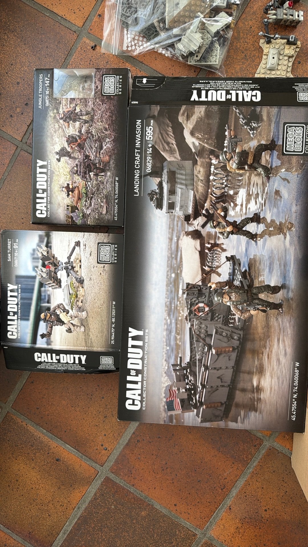 Mega blocks call of duty 3 sets pakket, Ophalen, Zo goed als nieuw