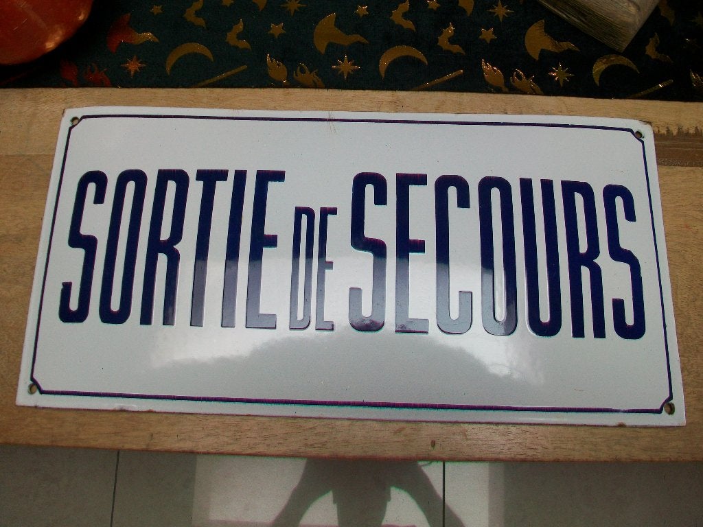 PLAQUE EMAILLEE BOMBEE, Antiquités & Art, Enlèvement ou Envoi