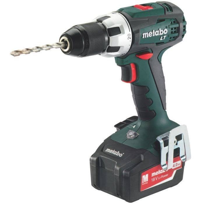 Metabo Boor-/schroefmachine 18 V 4,0 Ah 2 accu's – 602102500, Bricolage & Construction, Enlèvement, Neuf, Foreuse et Perceuse