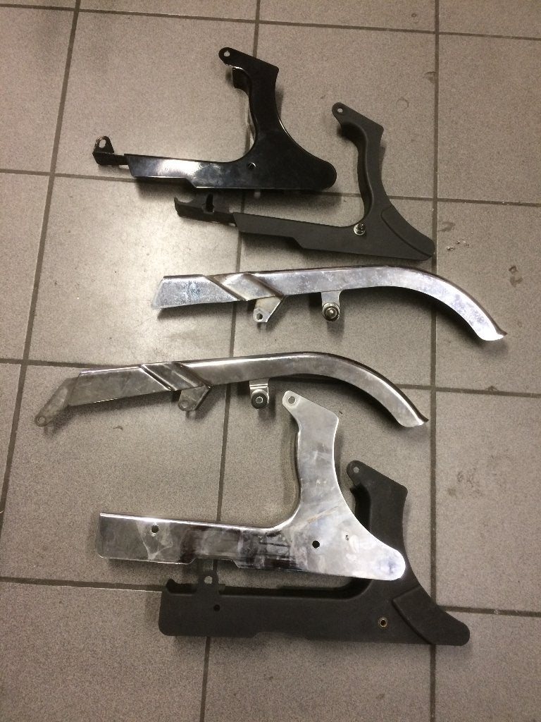 harley EVO/TWINCAM softailframe lower beltbescherming, Ophalen, Gebruikt