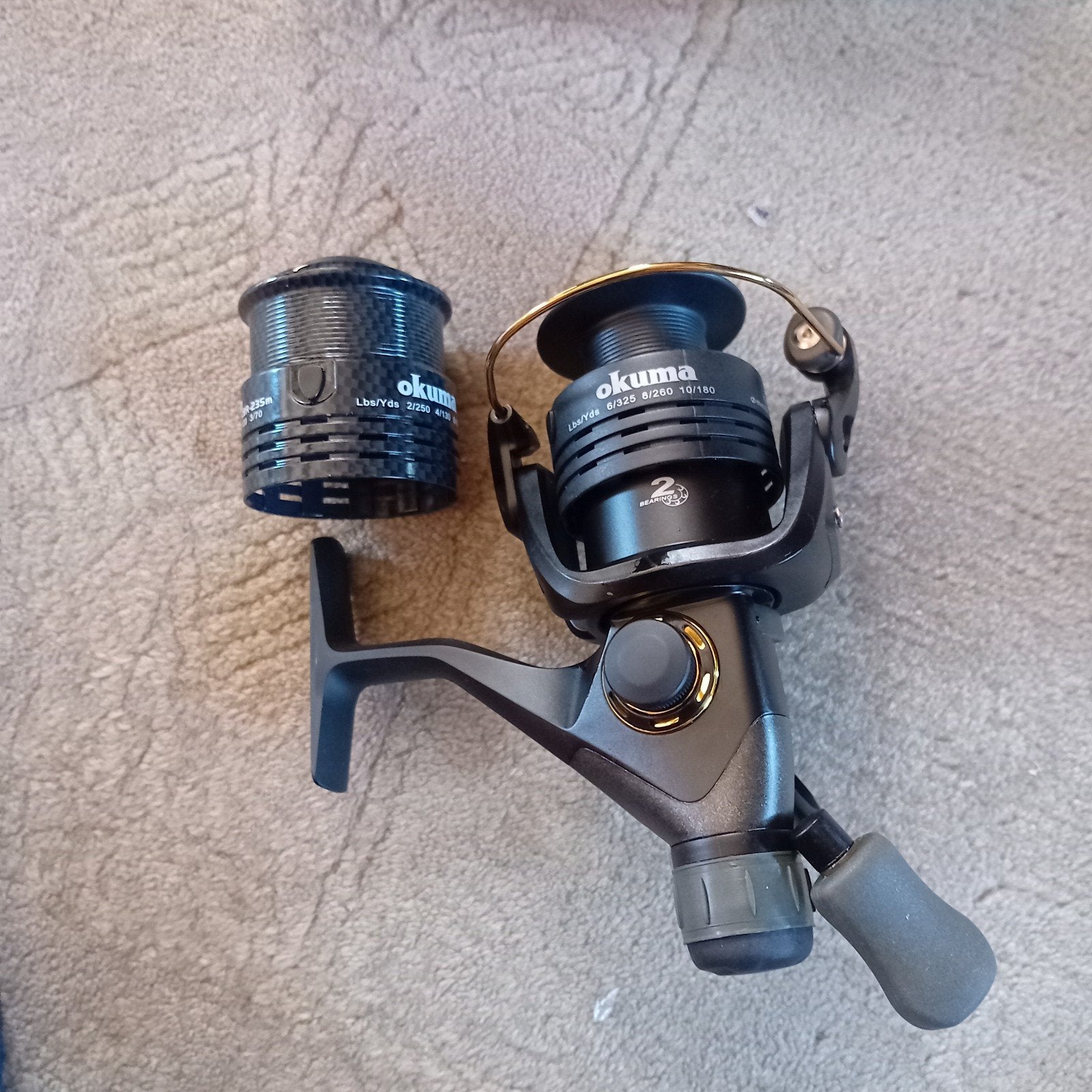 Moulinet de pêche Okuma Carbonite Im CBR-235, Enlèvement