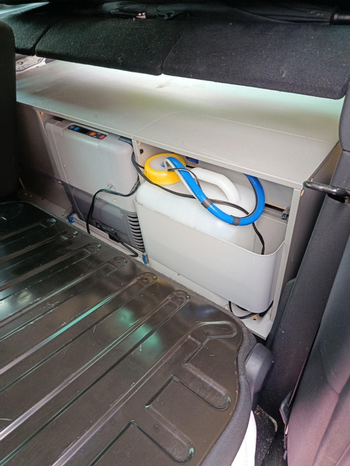 camper box, Ophalen