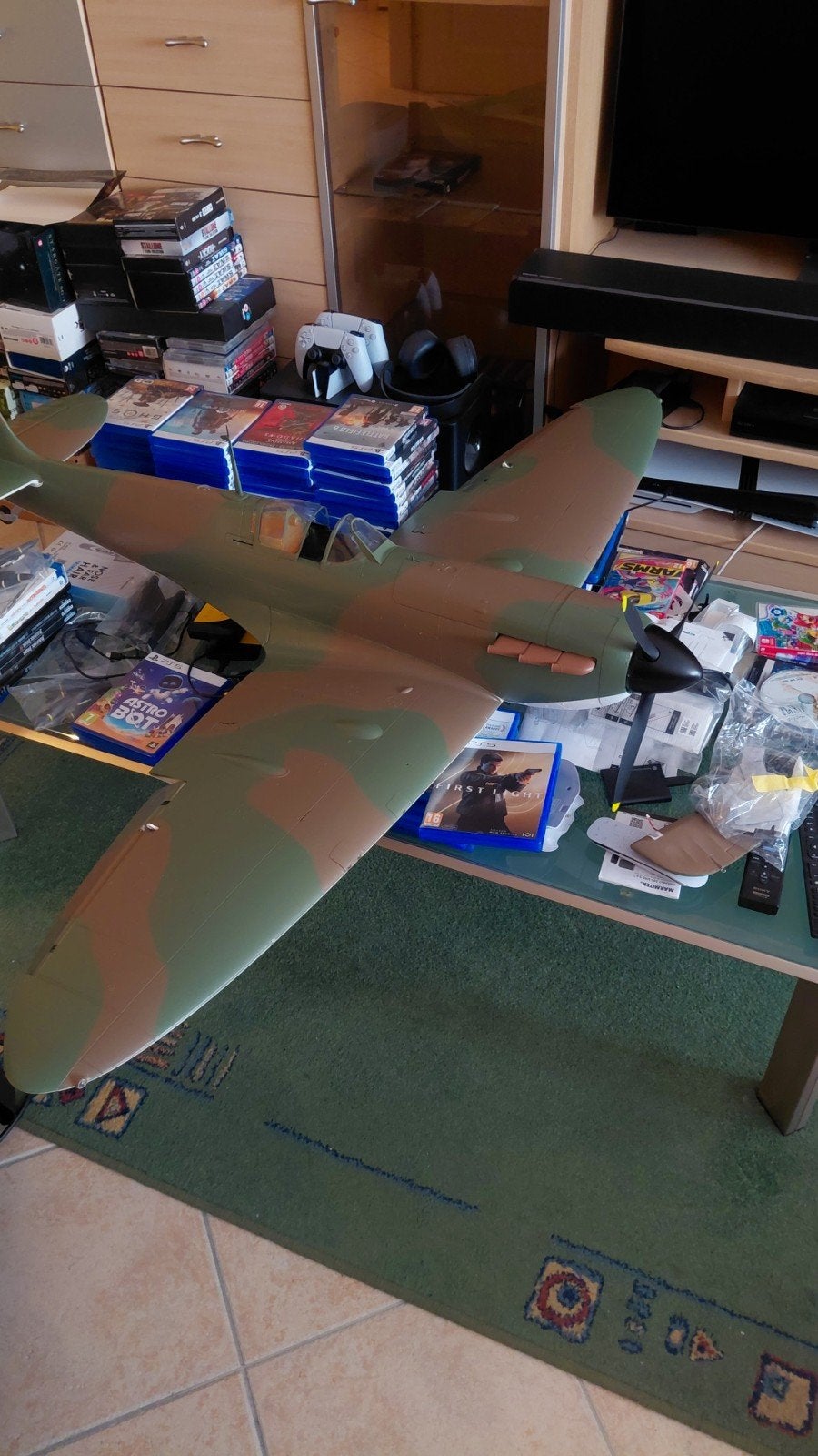 Spitfire mk1 van hobbyking te koop. 6s. 1450mm., Hobby en Vrije tijd, Modelbouw | Radiografisch | Vliegtuigen, Ophalen of Verzenden