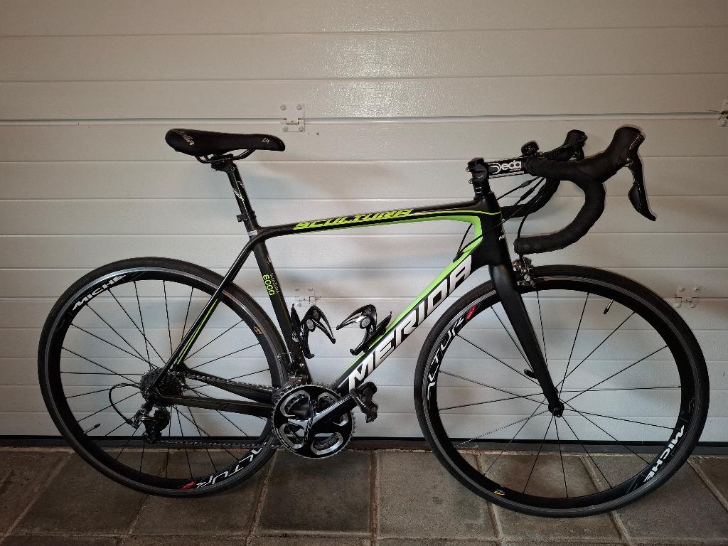 Koersfiets Carbon Merida, Fietsen en Brommers, Ophalen, Carbon