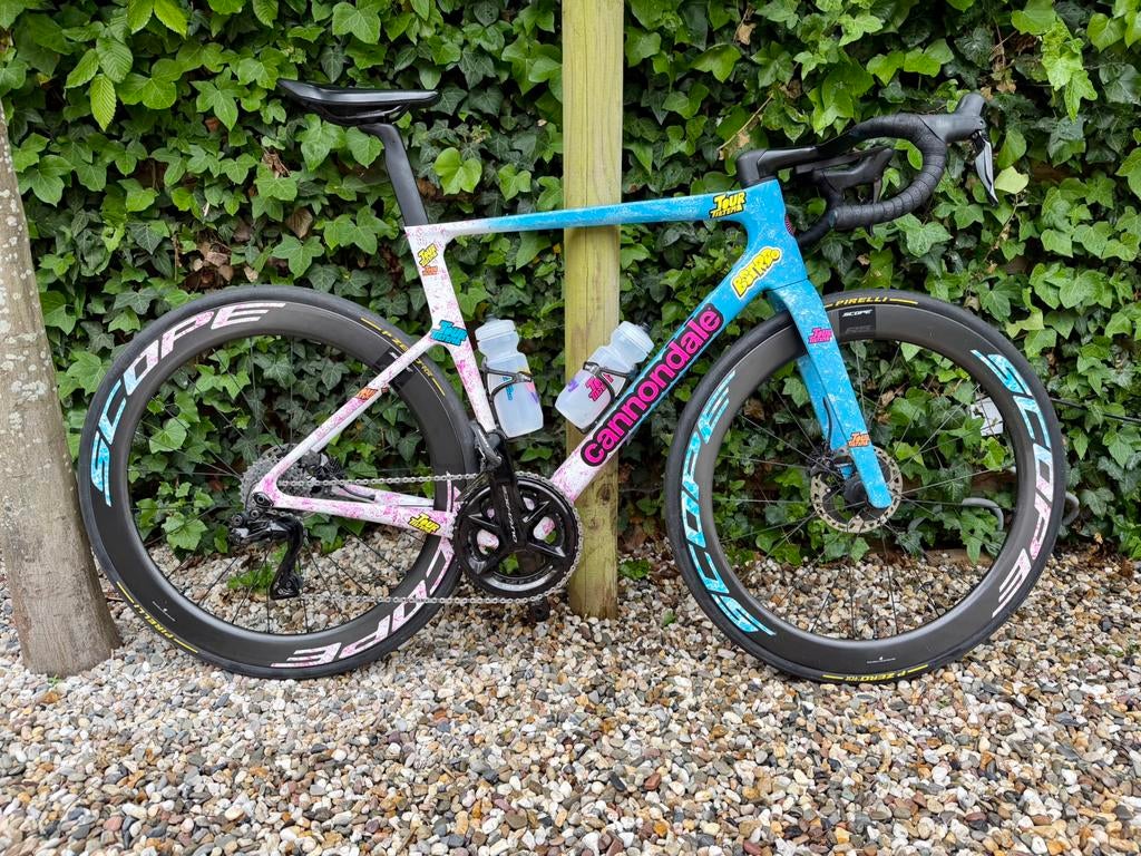 Cannondale SuperSix Evo - Tour de Titema 2024, Autres marques, 10 à 15 vitesses, Enlèvement, Carbone