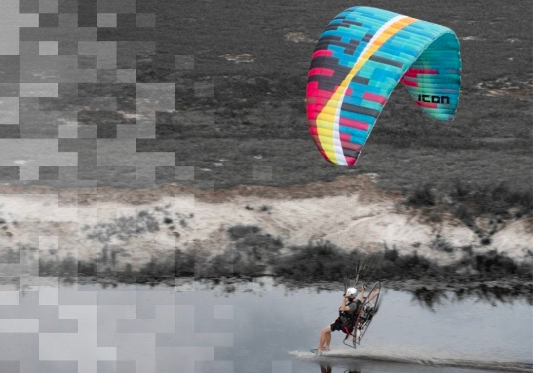 Bgd icon 20m2 paramotor, Sport en Fitness, Zweefvliegen en Paragliding, Ophalen of Verzenden, Paramotor