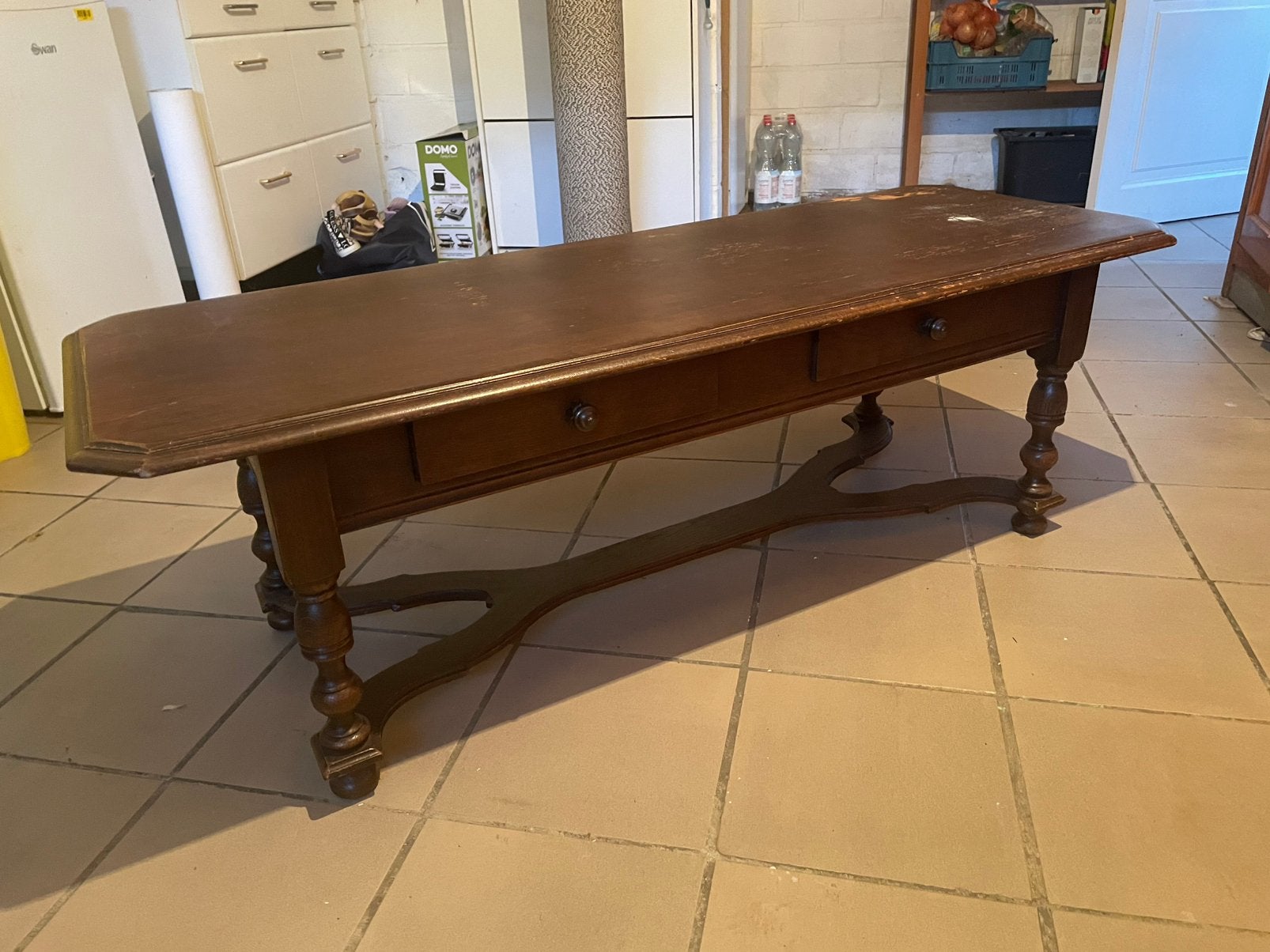 Table basse gratuite, Enlèvement