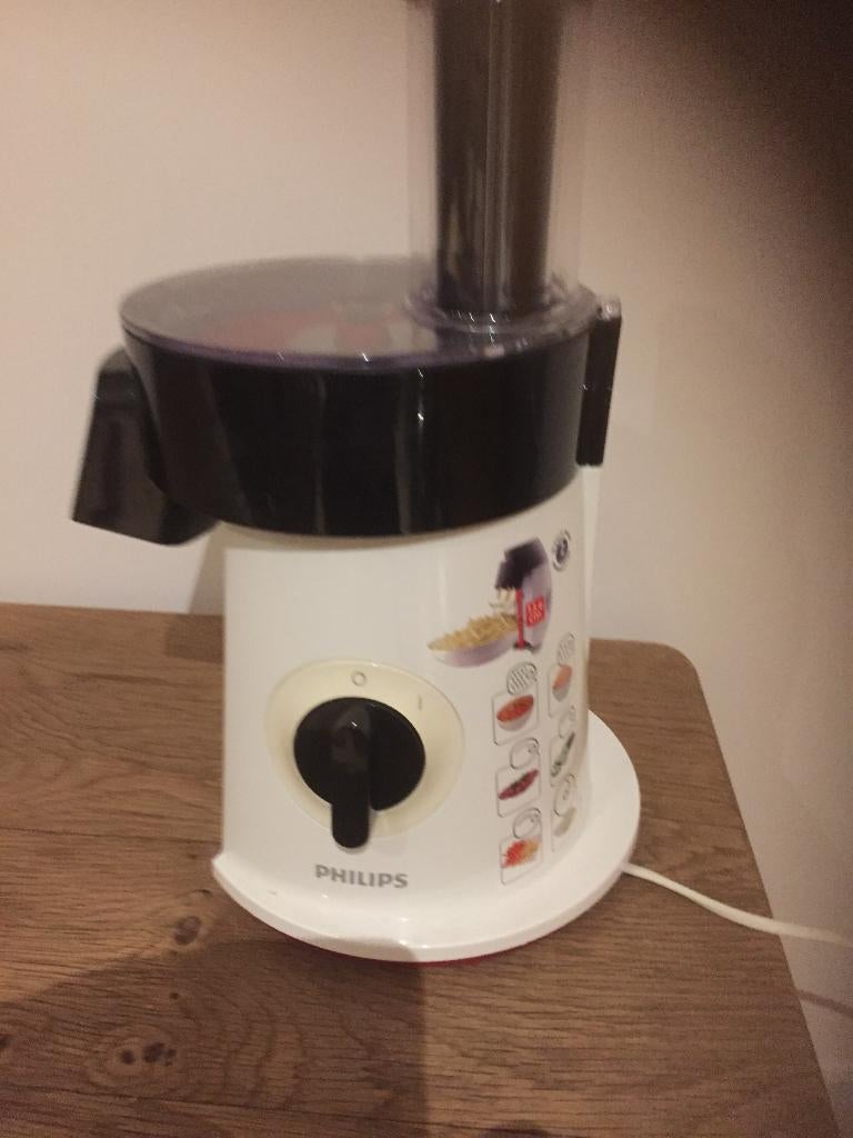 PHILIPS-Elektrische rasp, groentehakker, -snijder,, Elektronische apparatuur, Ophalen of Verzenden, Zo goed als nieuw